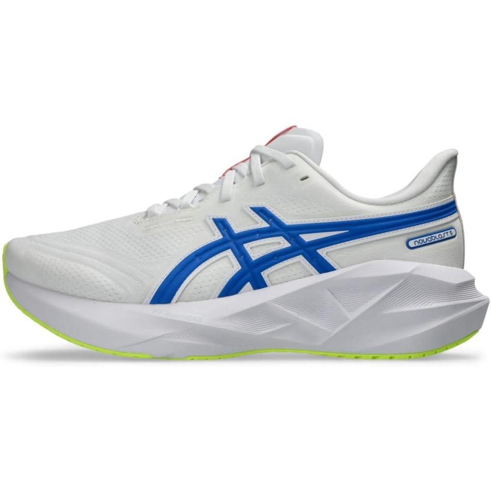 image:imageASICS Mens NOVABLAST 5 Running ShoesWhiteTuna Blue