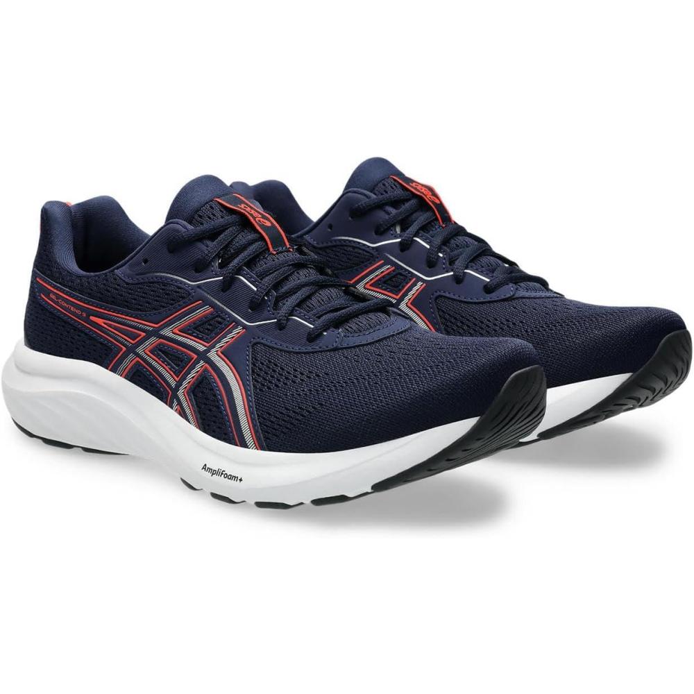 image:imageAsics Mens GelContend 9 Running Shoes406 MidnightFlash Red