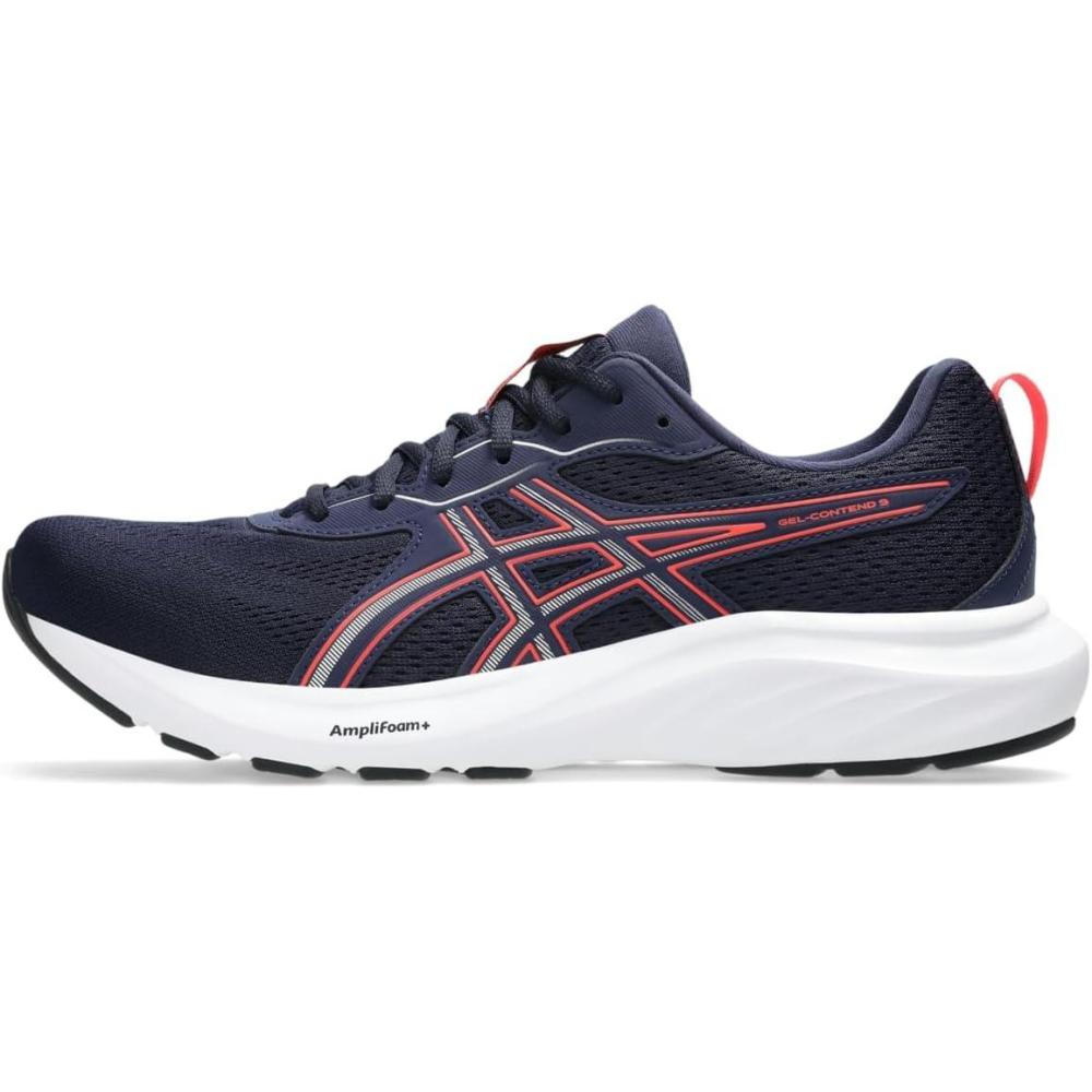 image:imageAsics Mens GelContend 9 Running ShoesMidnightFlash Red