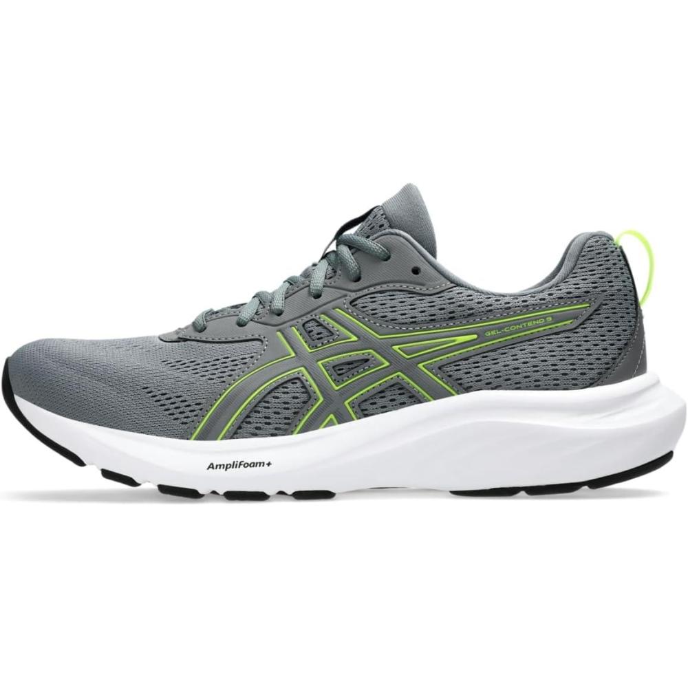 image:imageAsics Mens GelContend 9 Running ShoesSteel GreySafety Yellow
