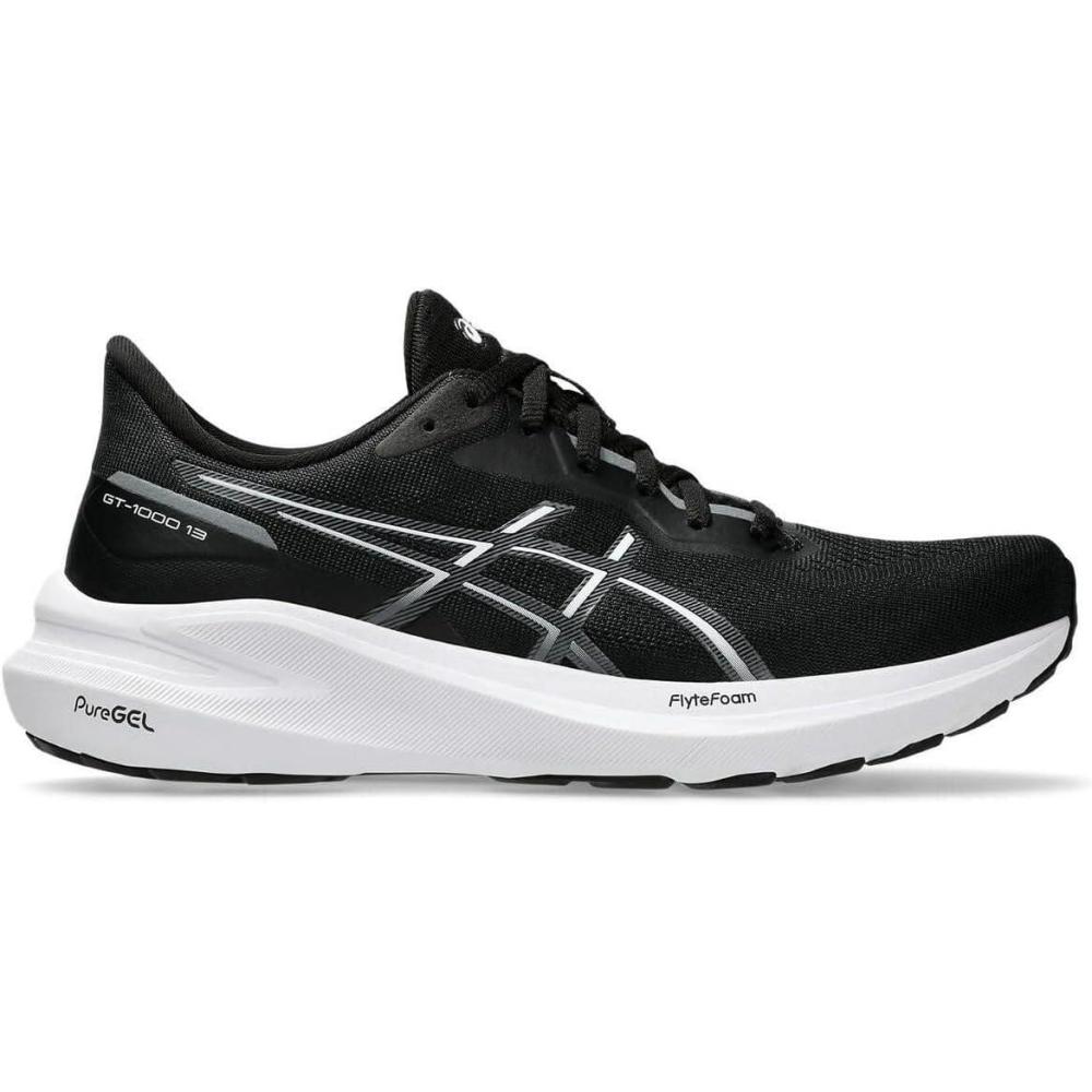 image:imageAsics Womens GT1000 13 Running ShoesBlack White