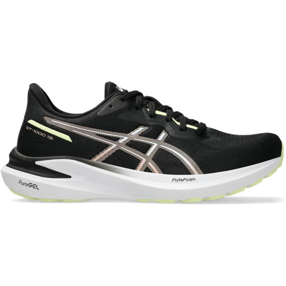 image:imageAsics Womens GT1000 13 Running ShoesBlackBreeze