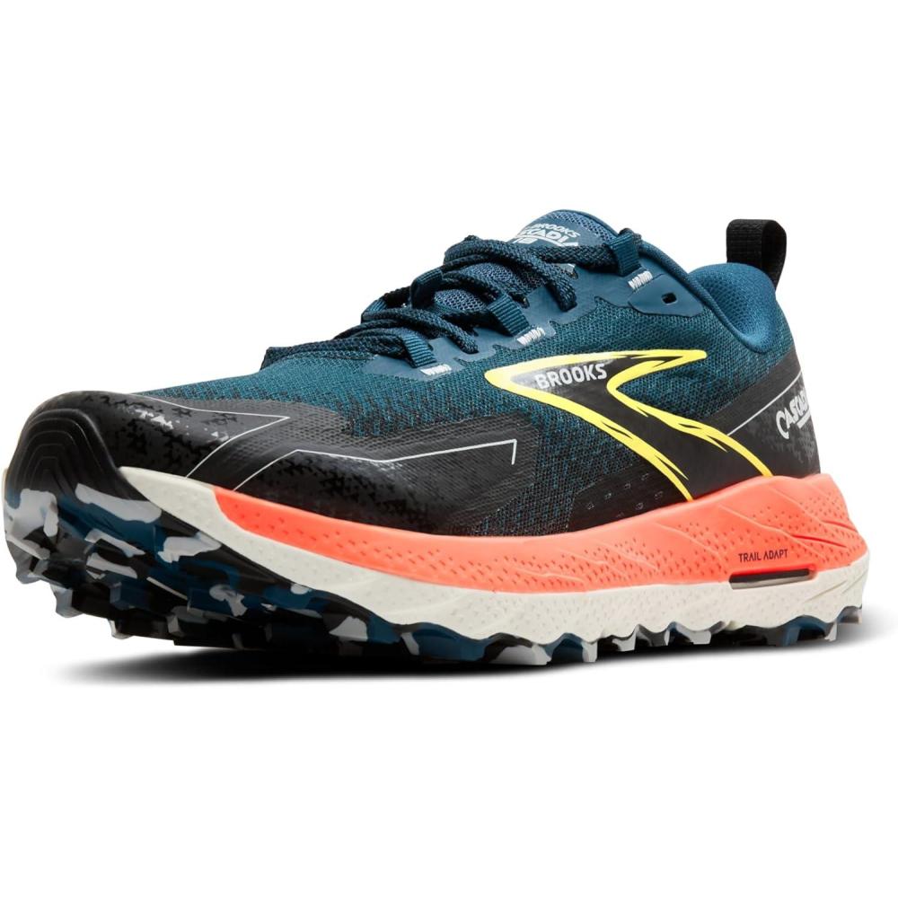 image:imageBrooks Mens Cascadia 18 Mountain Trail Running ShoeLegion BlueBlackFlame