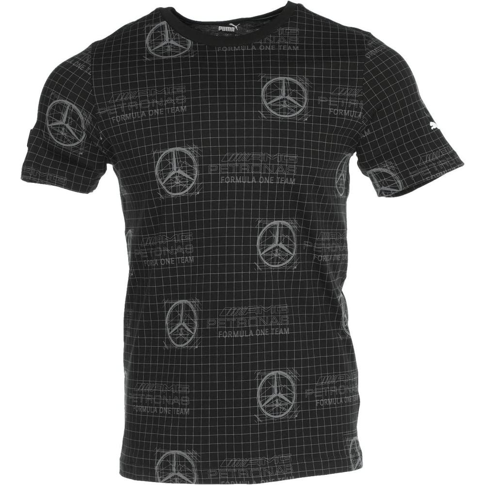 image:imagePUMA Mercedes F1 All Over Print Logo TeePuma Black