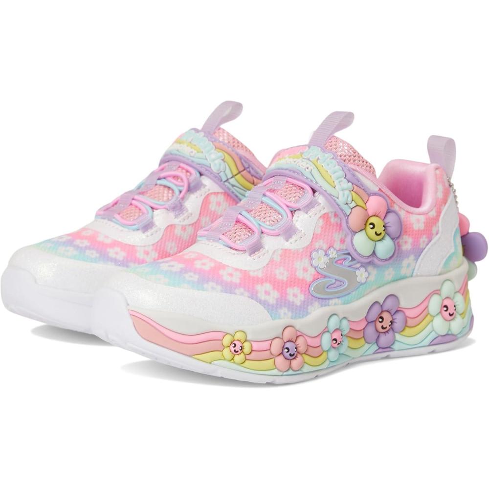 image:imageSkechers Girls Flower FriendsWhiteMulti