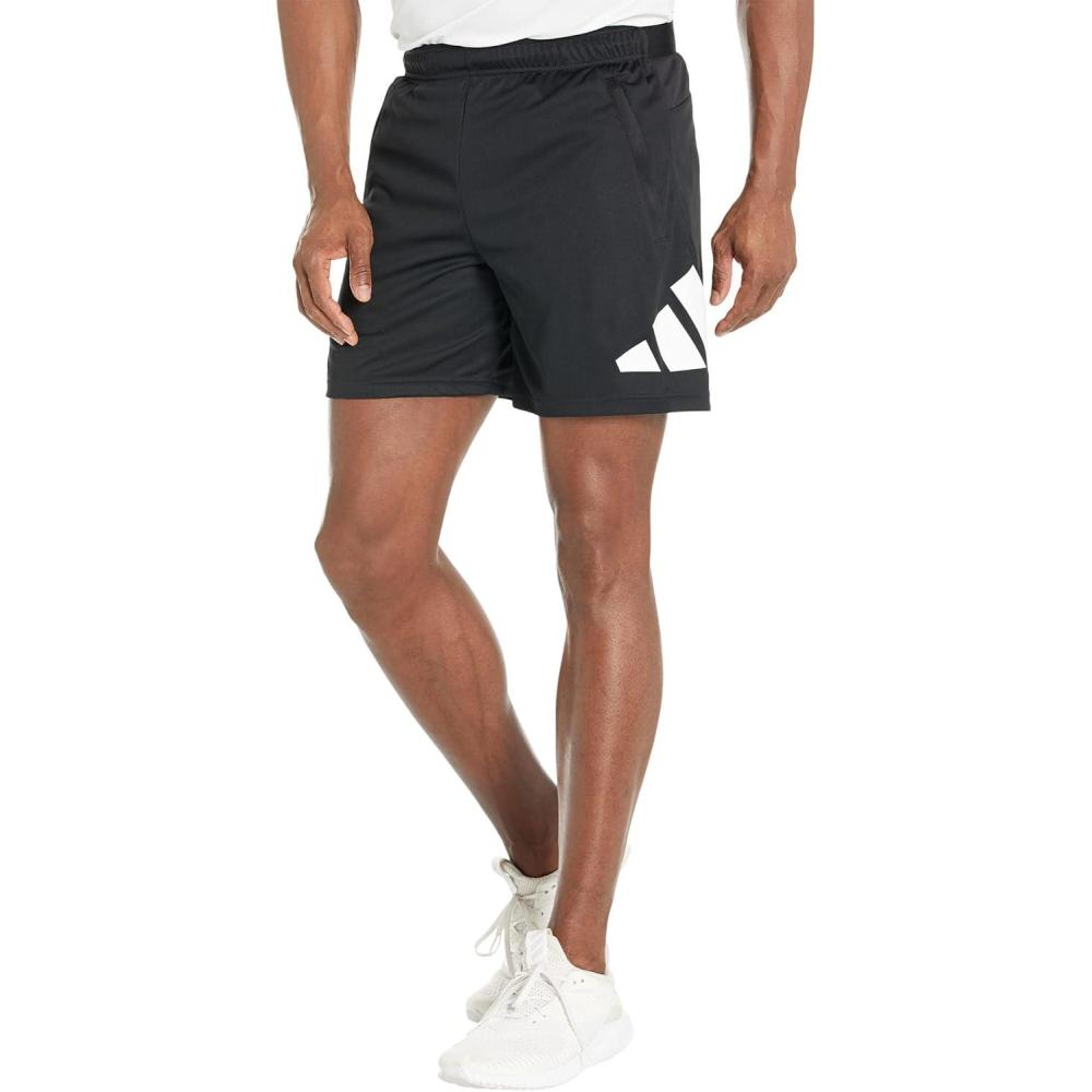 image:imageadidas Mens Training Essentials Logo Training ShortsBlackWhite
