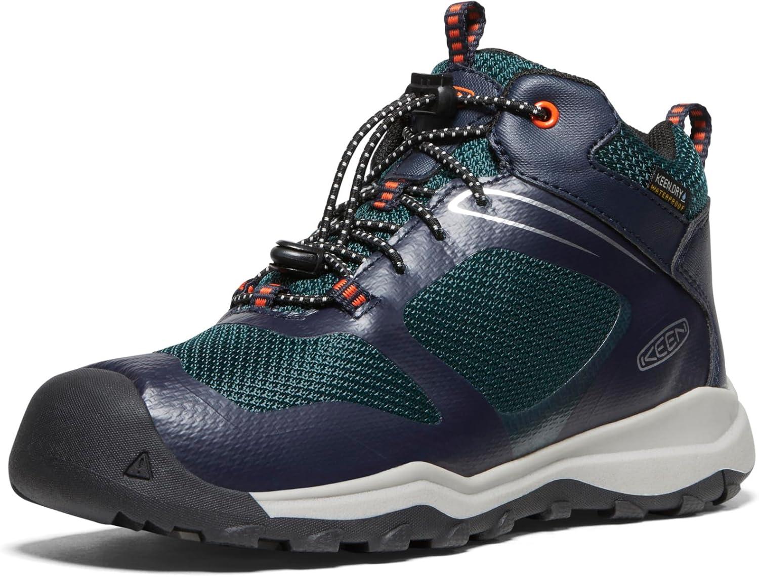 image:imageKEEN Wanduro Mid Height Waterproof Easy On Durable Sneaker Hiking BootsSky CaptainSea Moss