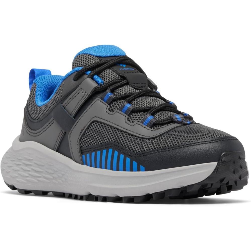 image:imageColumbia Kids Konos Low Hiking ShoesDark GreyVivid Blue