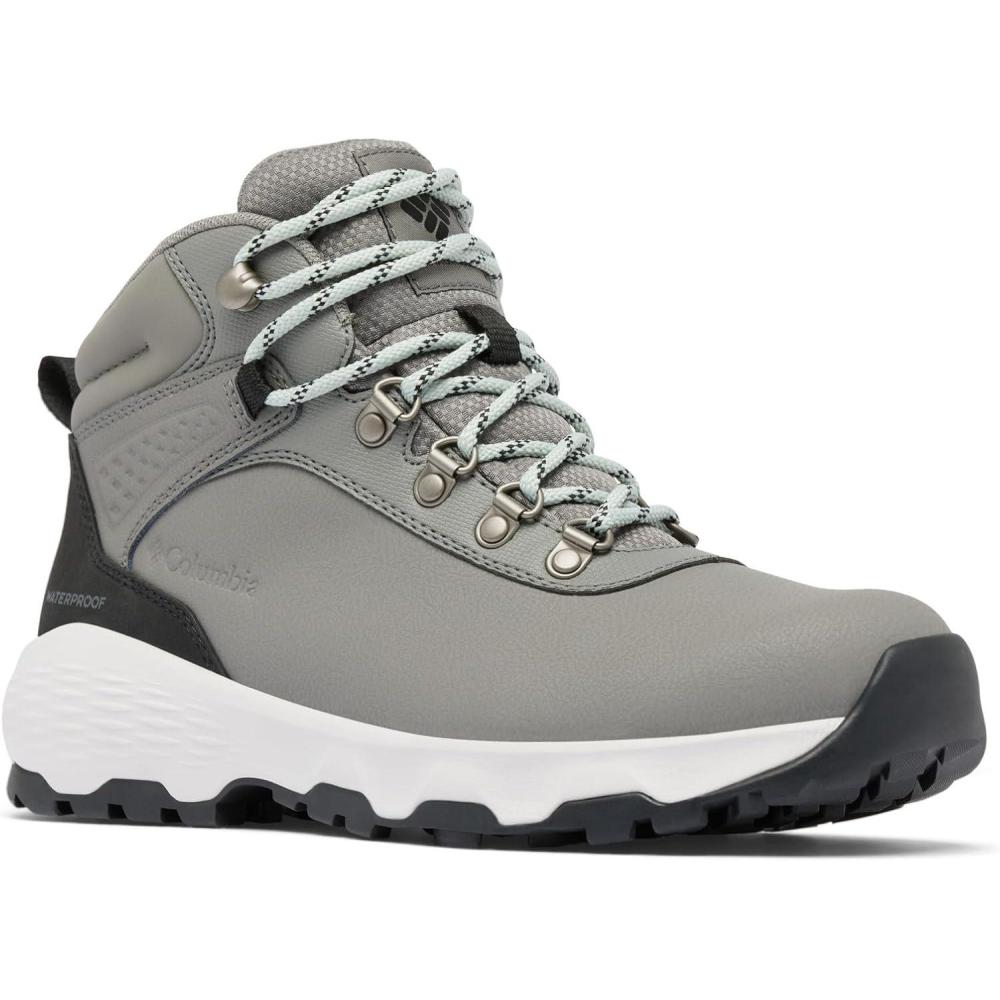 image:imageColumbia Womens Newton Wander LeatherQuarryCool Green