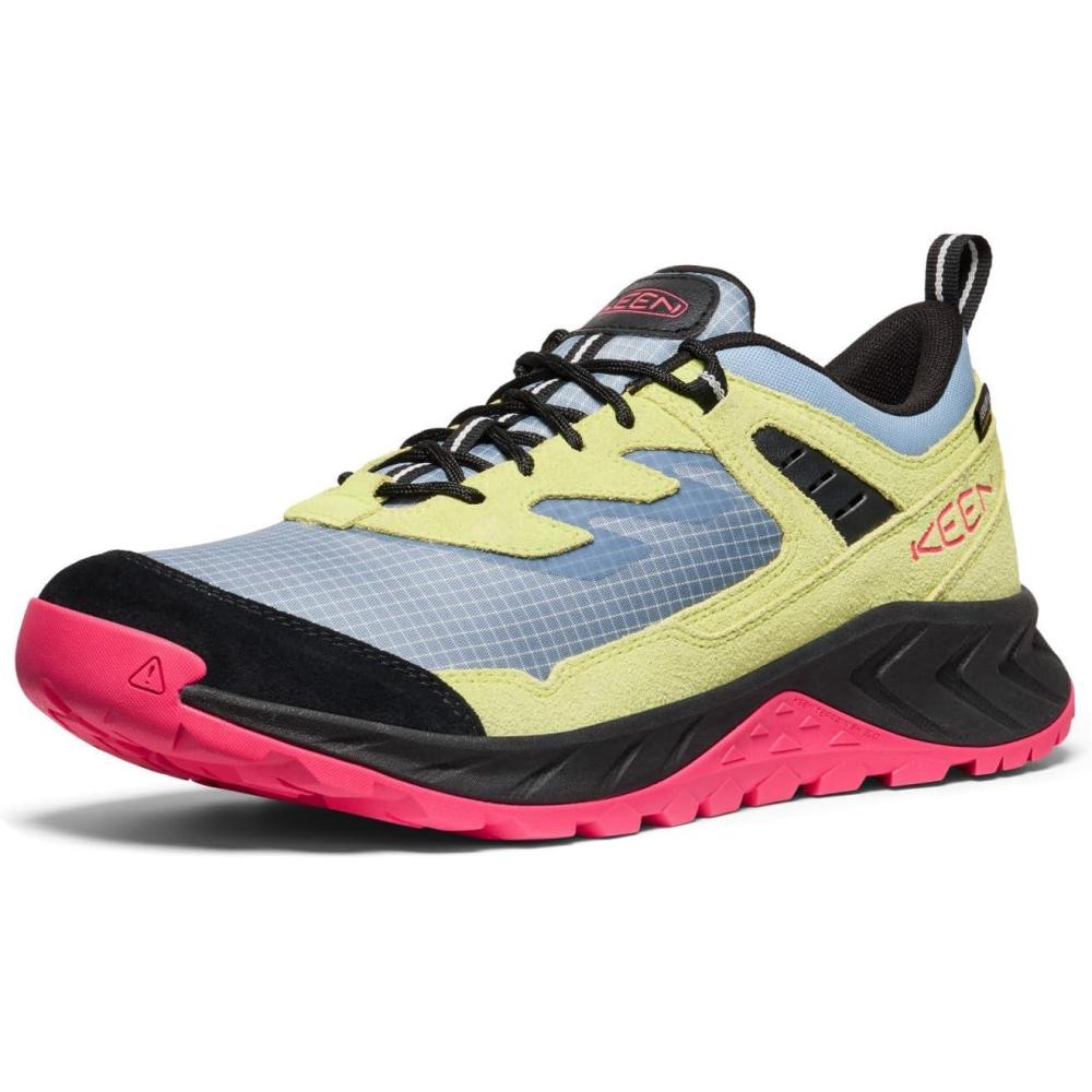image:imageKEEN Mens Hightrail Exp Waterproof Hiking ShoesFaded DenimRouge Red