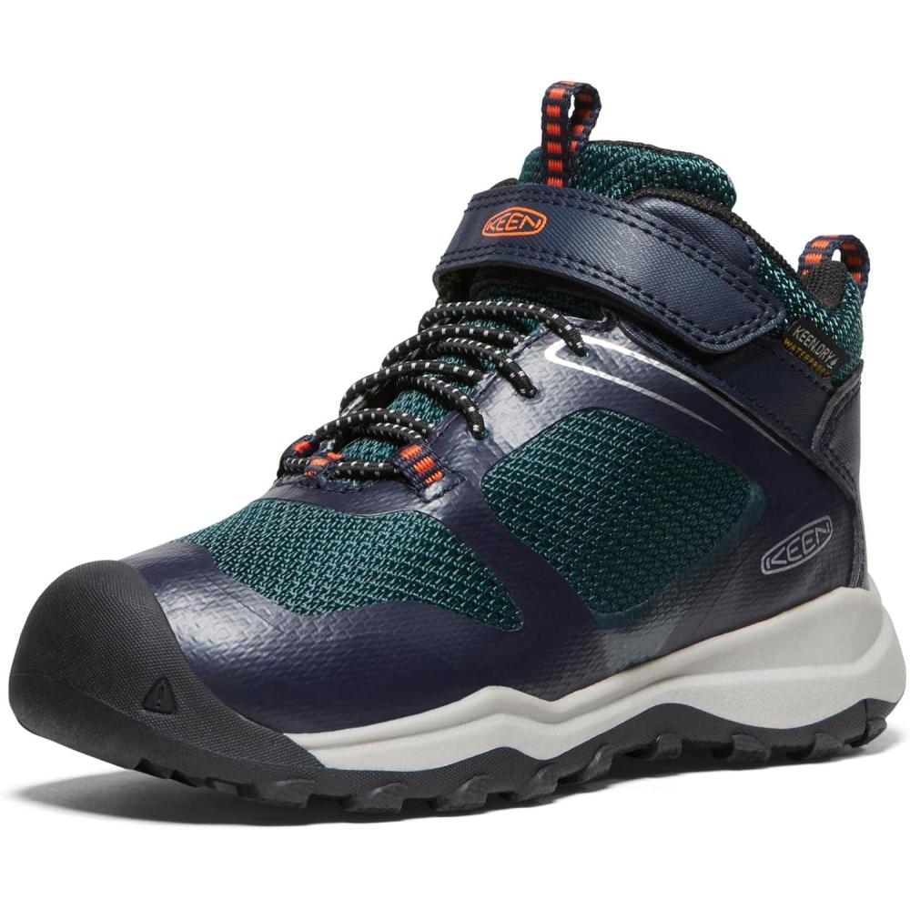 image:imageKEEN Wanduro Mid Height Waterproof Easy On Durable Sneaker Hiking BootsSky CaptainSea Moss
