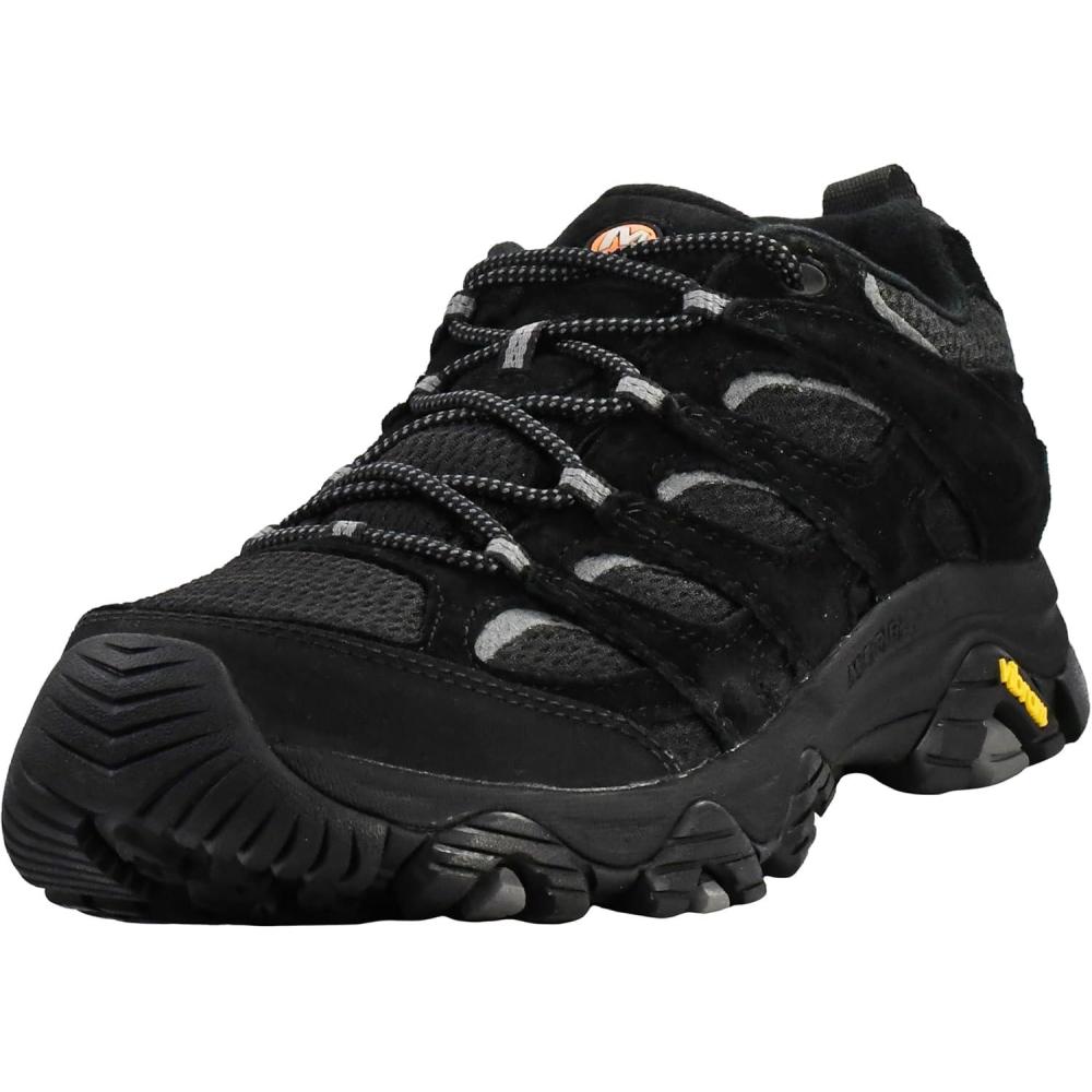 image:imageMerrell Mens Moab 3 Hiking ShoeBlackBlack