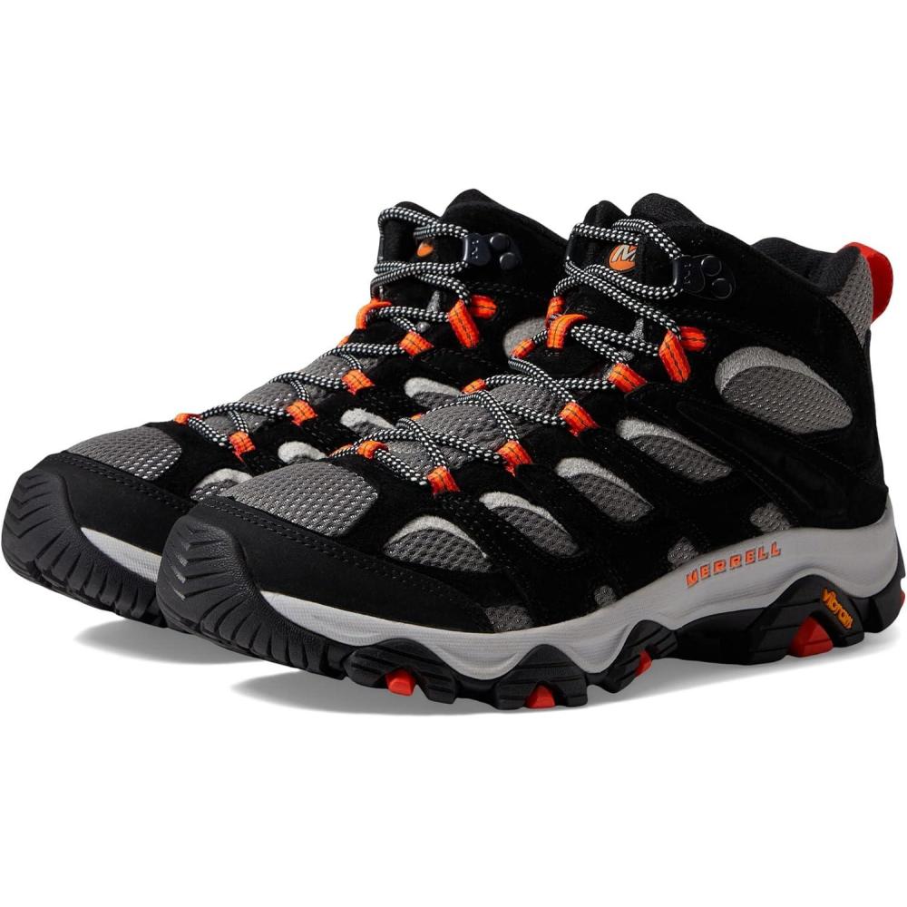 image:imageMerrell Mens Moab 3 Mid Hiking BootBlackTangerine