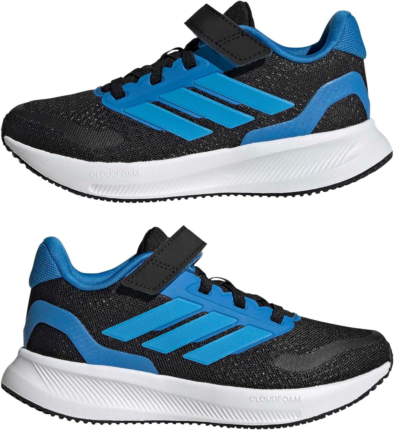 image:imageAdidas UnisexBaby Run Falcon 5BlackLucid AquamarineLucid Ray Blue
