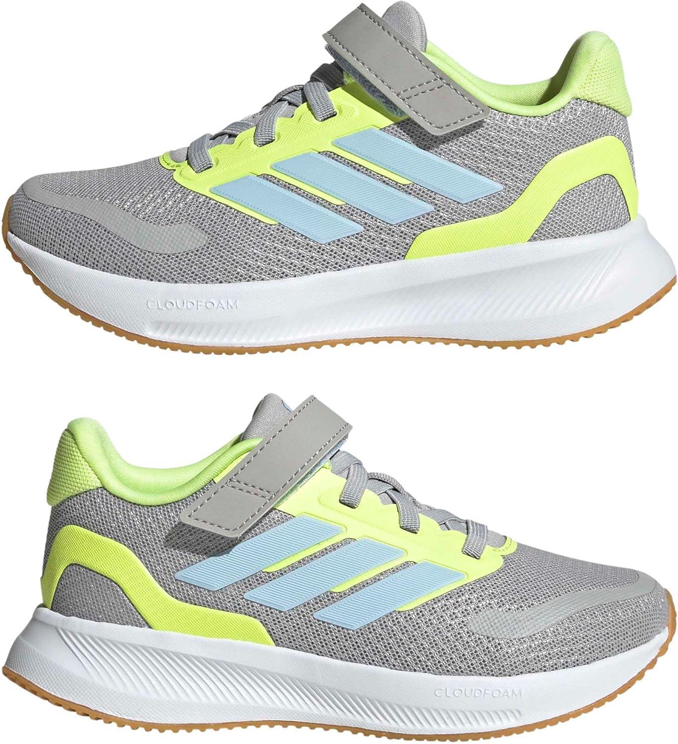 image:imageAdidas UnisexBaby Run Falcon 5GreyCrystal SkyYellow