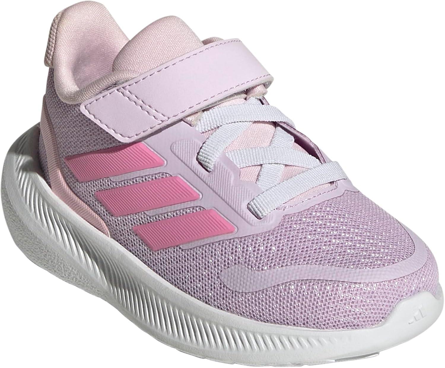 image:imageAdidas UnisexBaby Run Falcon 5Ice LavenderWhiteClear Pink