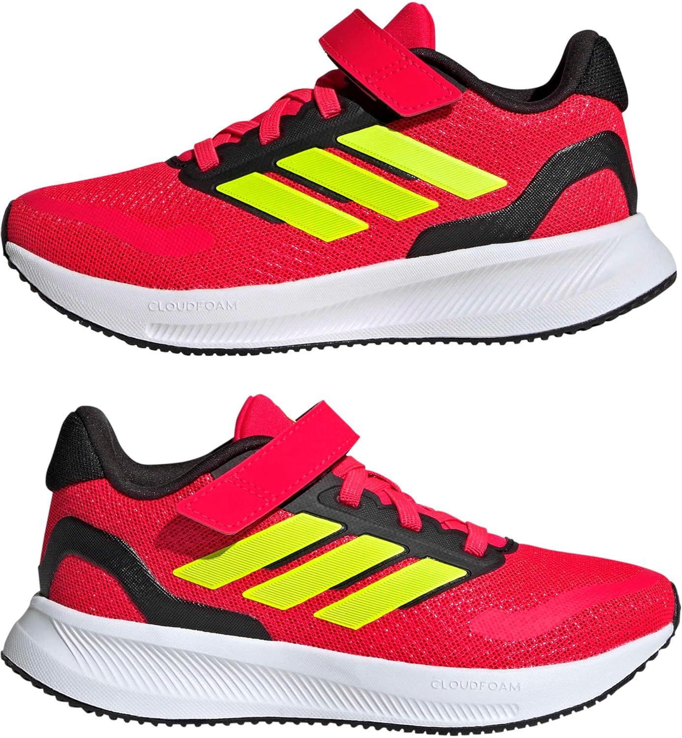 image:imageAdidas UnisexBaby Run Falcon 5Lucid RedLucid LemonBlack