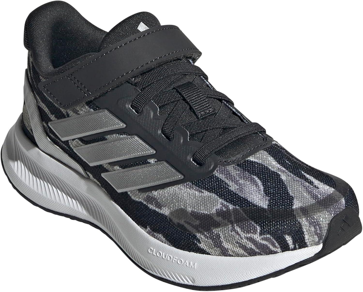 image:imageAdidas UnisexBaby Run Falcon 5Silver PebbleSilver MetallicCarbon