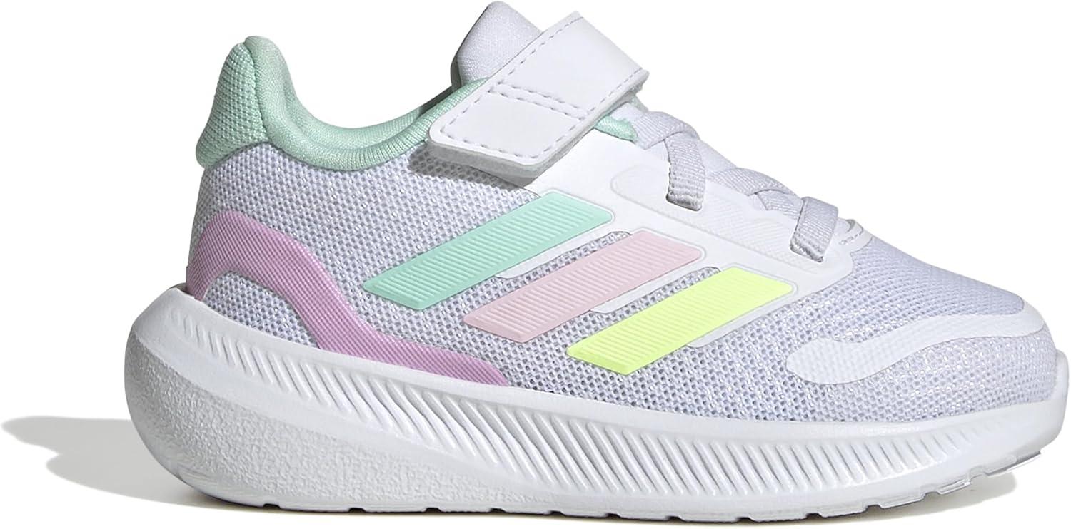 image:imageAdidas UnisexBaby Run Falcon 5WhiteClear MintClear Pink