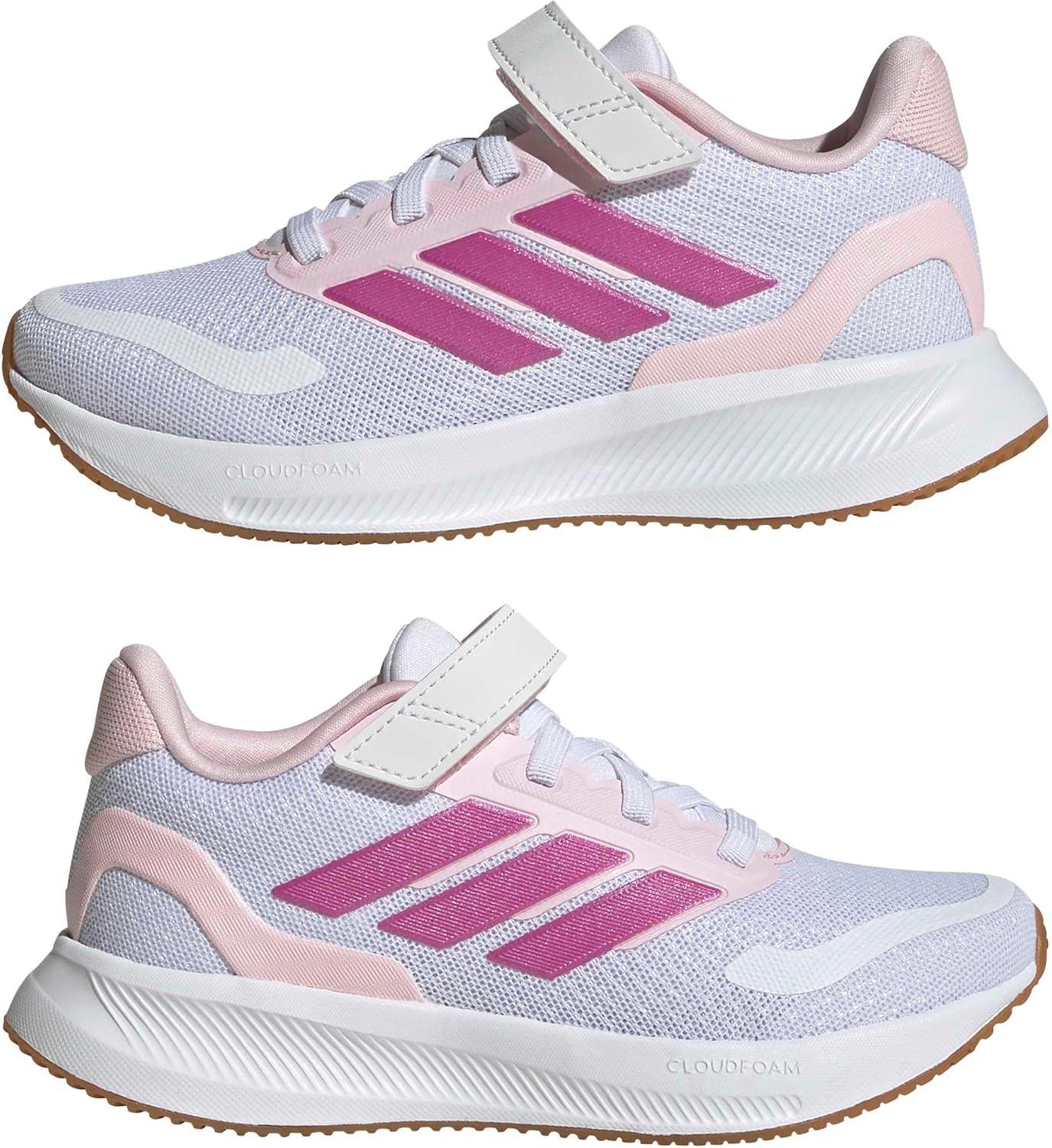 image:imageAdidas UnisexBaby Run Falcon 5WhiteClear PinkGum