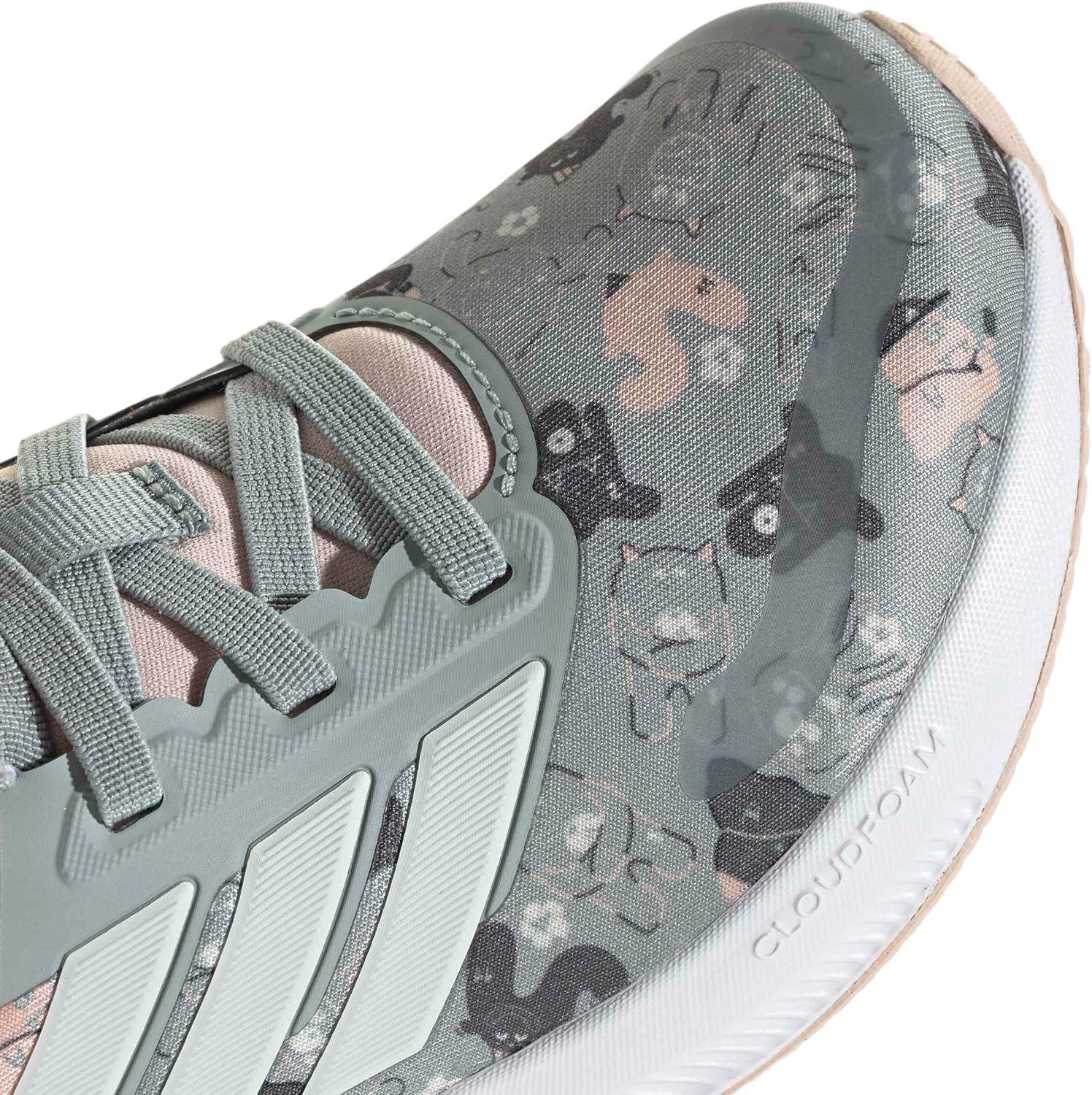 image:imageAdidas UnisexBaby Run Falcon 5Wonder SageOff WhiteBlush Pink