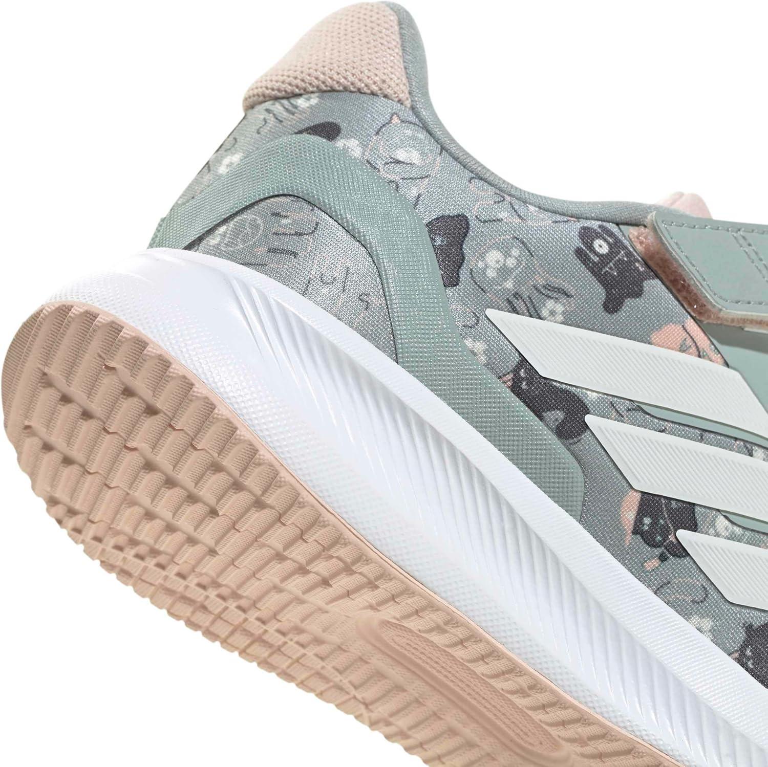 image:imageAdidas UnisexBaby Run Falcon 5Wonder SageOff WhiteBlush Pink