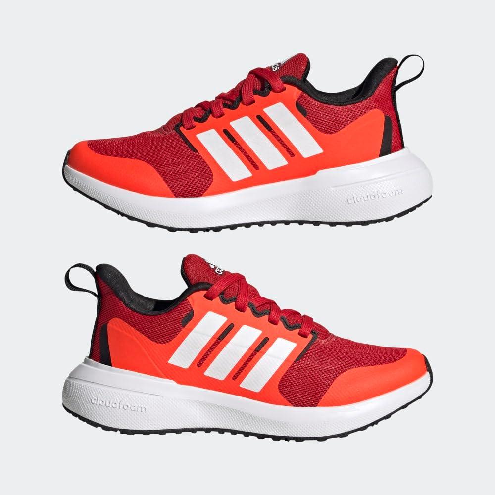 image:imageAdidas UnisexChild Fortarun 20 Running ShoesRunning ShoeBetter ScarletWhiteSolar Red