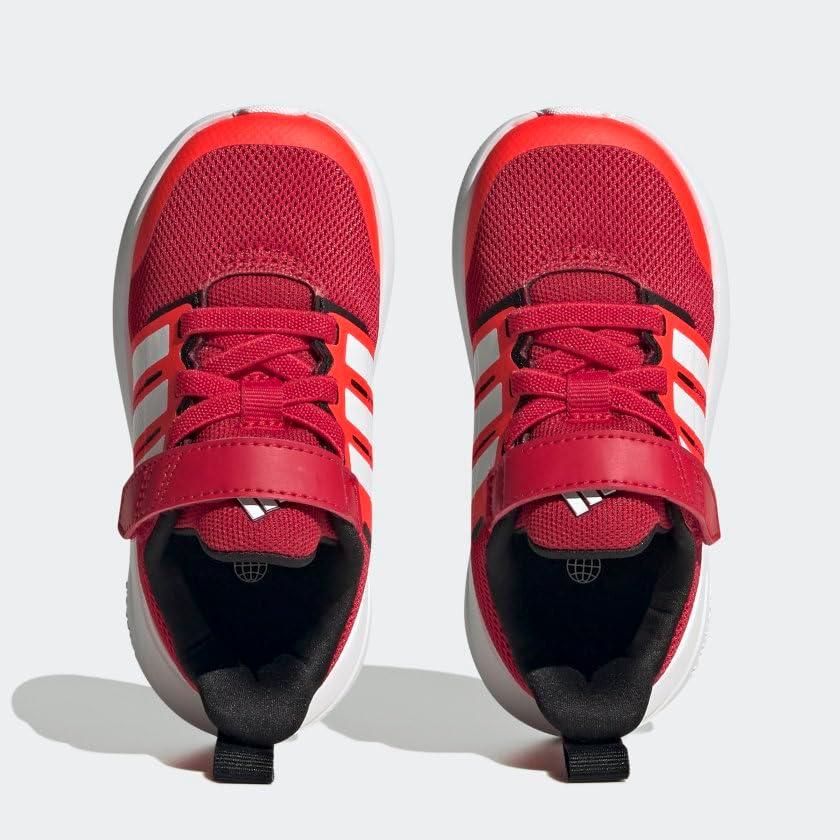 image:imageAdidas UnisexChild Fortarun 20 Running ShoesRunning ShoeBetter ScarletWhiteSolar Red Elastic