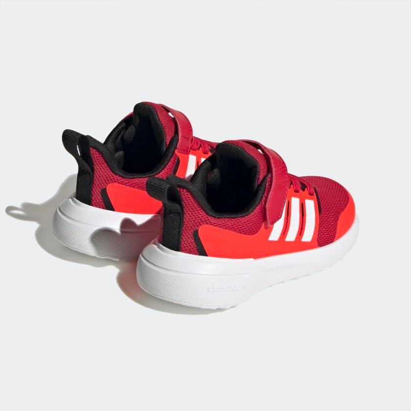 image:imageAdidas UnisexChild Fortarun 20 Running ShoesRunning ShoeBetter ScarletWhiteSolar Red Elastic