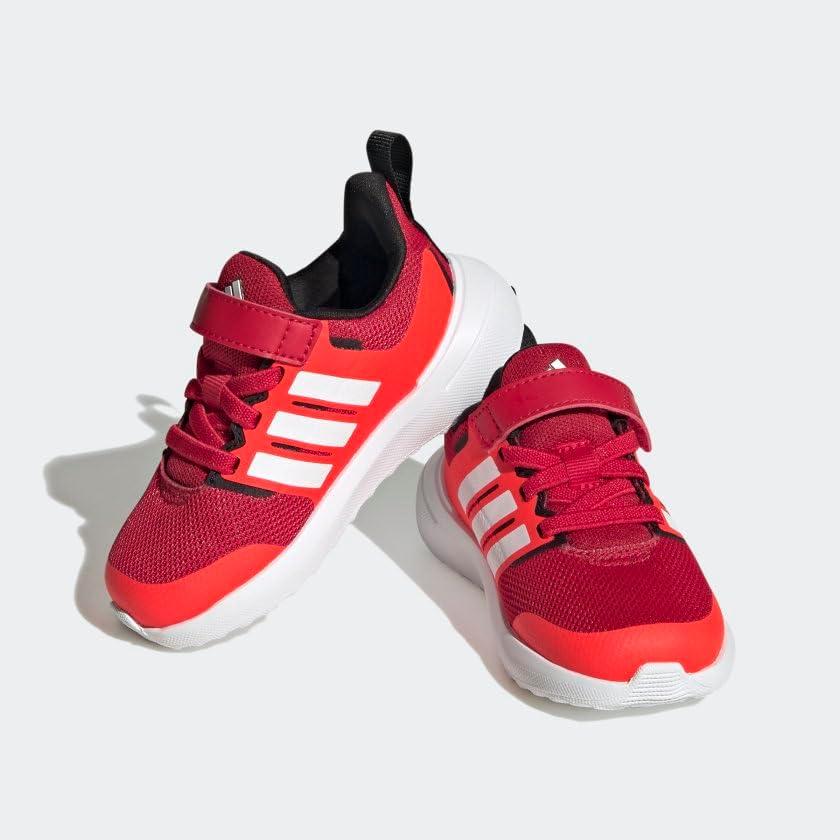 image:imageAdidas UnisexChild Fortarun 20 Running ShoesRunning ShoeBetter ScarletWhiteSolar Red Elastic
