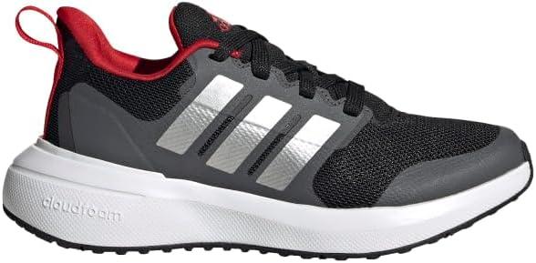 image:imageAdidas UnisexChild Fortarun 20 Running ShoesRunning ShoeBlackSilver MetallicBetter Scarlet