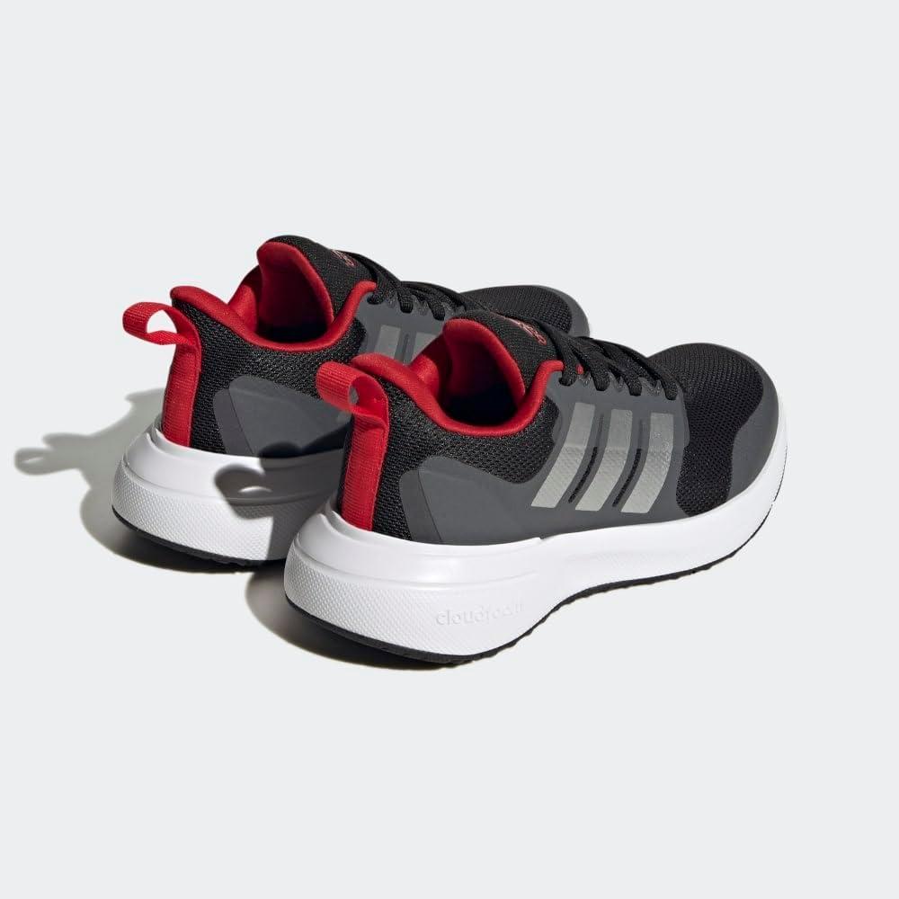 image:imageAdidas UnisexChild Fortarun 20 Running ShoesRunning ShoeBlackSilver MetallicBetter Scarlet