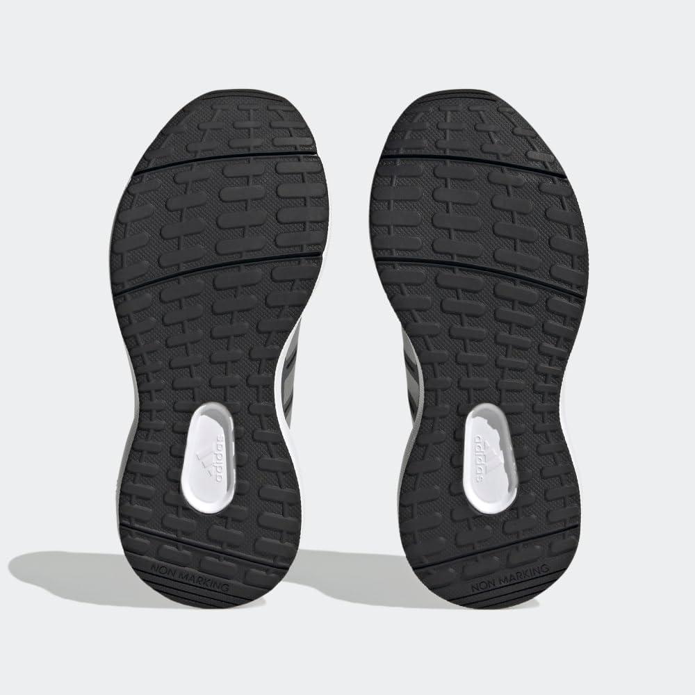 image:imageAdidas UnisexChild Fortarun 20 Running ShoesRunning ShoeBlackSilver MetallicBetter Scarlet Elastic