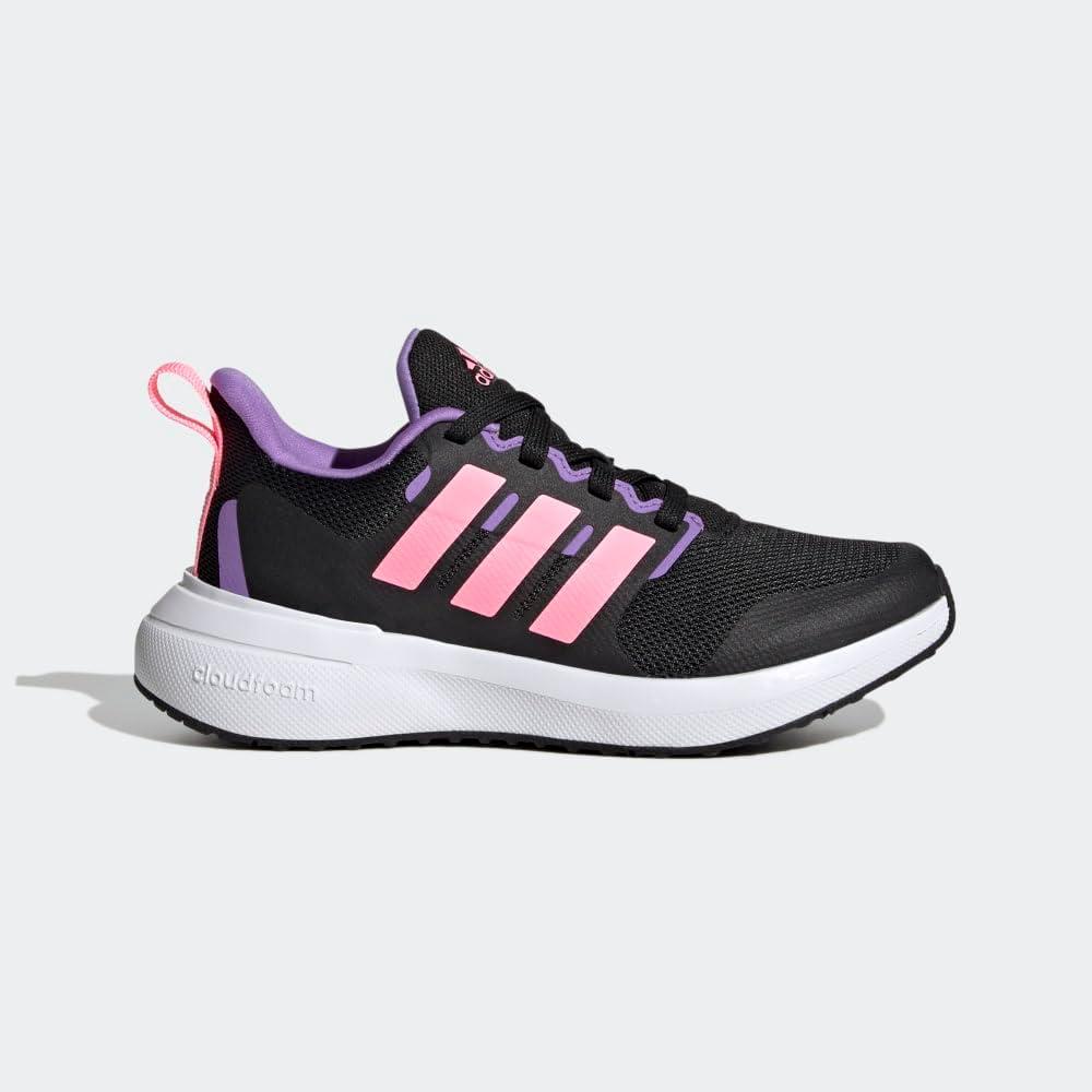 image:imageAdidas UnisexChild Fortarun 20 Running ShoesRunning ShoeCore BlackBeam PinkViolet Fusion