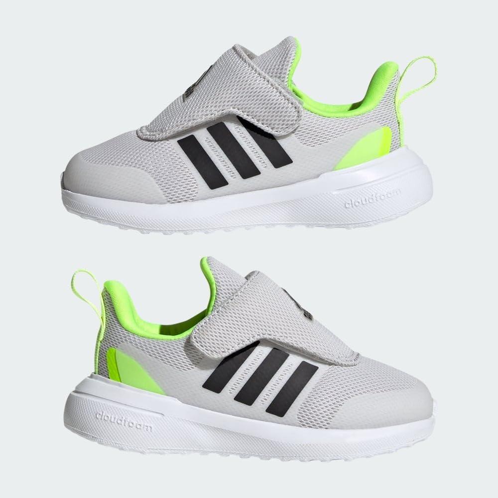 image:imageAdidas UnisexChild Fortarun 20 Running ShoesRunning ShoeGrey OneCore BlackLucid Lemon
