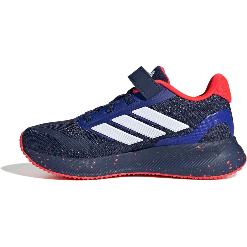 image:imageAdidas UnisexBaby Run Falcon 5Dark BlueWhiteSolar Red