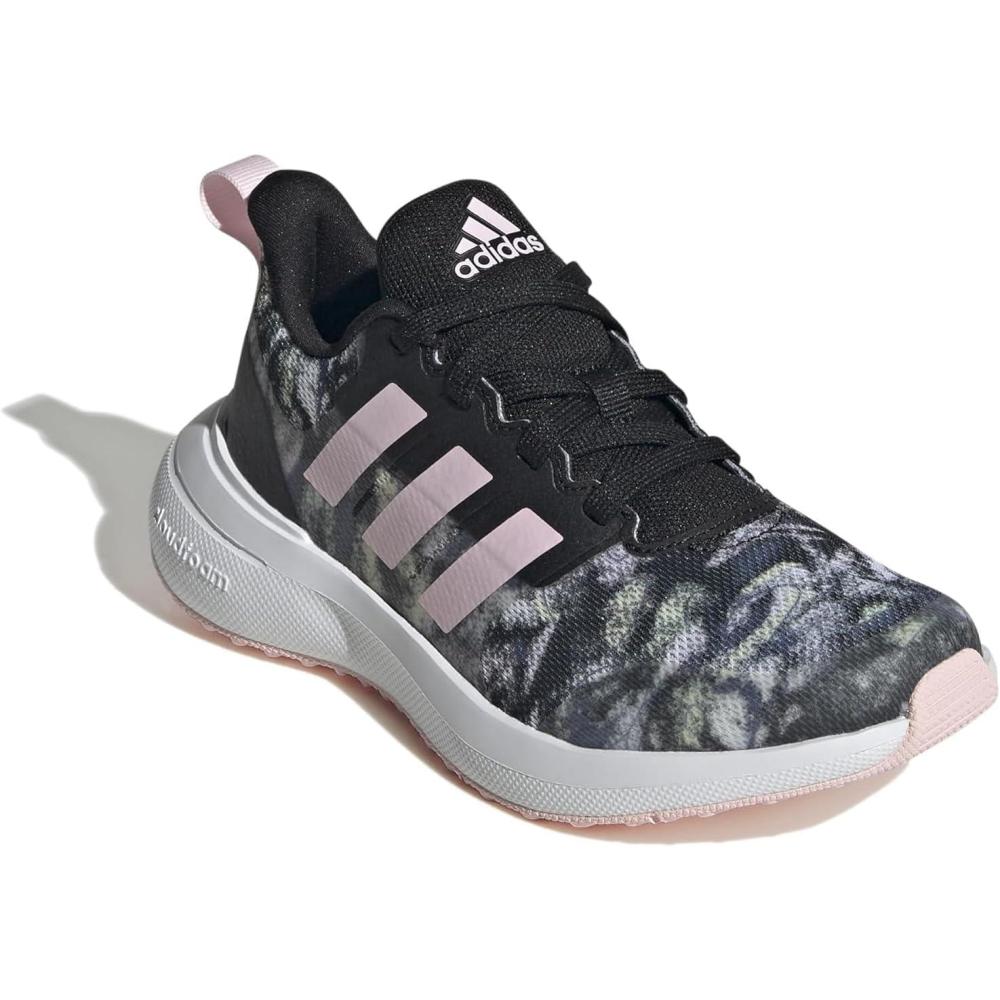 image:imageAdidas UnisexChild Fortarun 20 Running ShoesRunning ShoeBlackClear PinkWhite