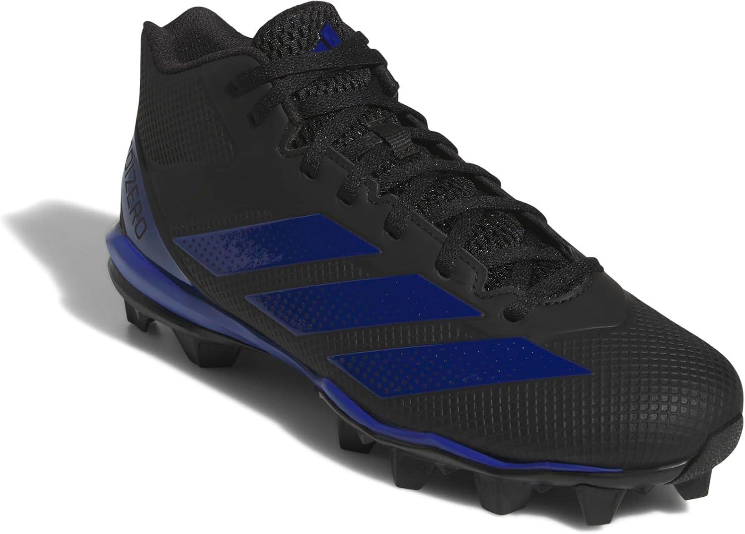 image:imageAdidas Mens Adizero Impact2 Molded American FootballBlackTeam Royal BlueBlack