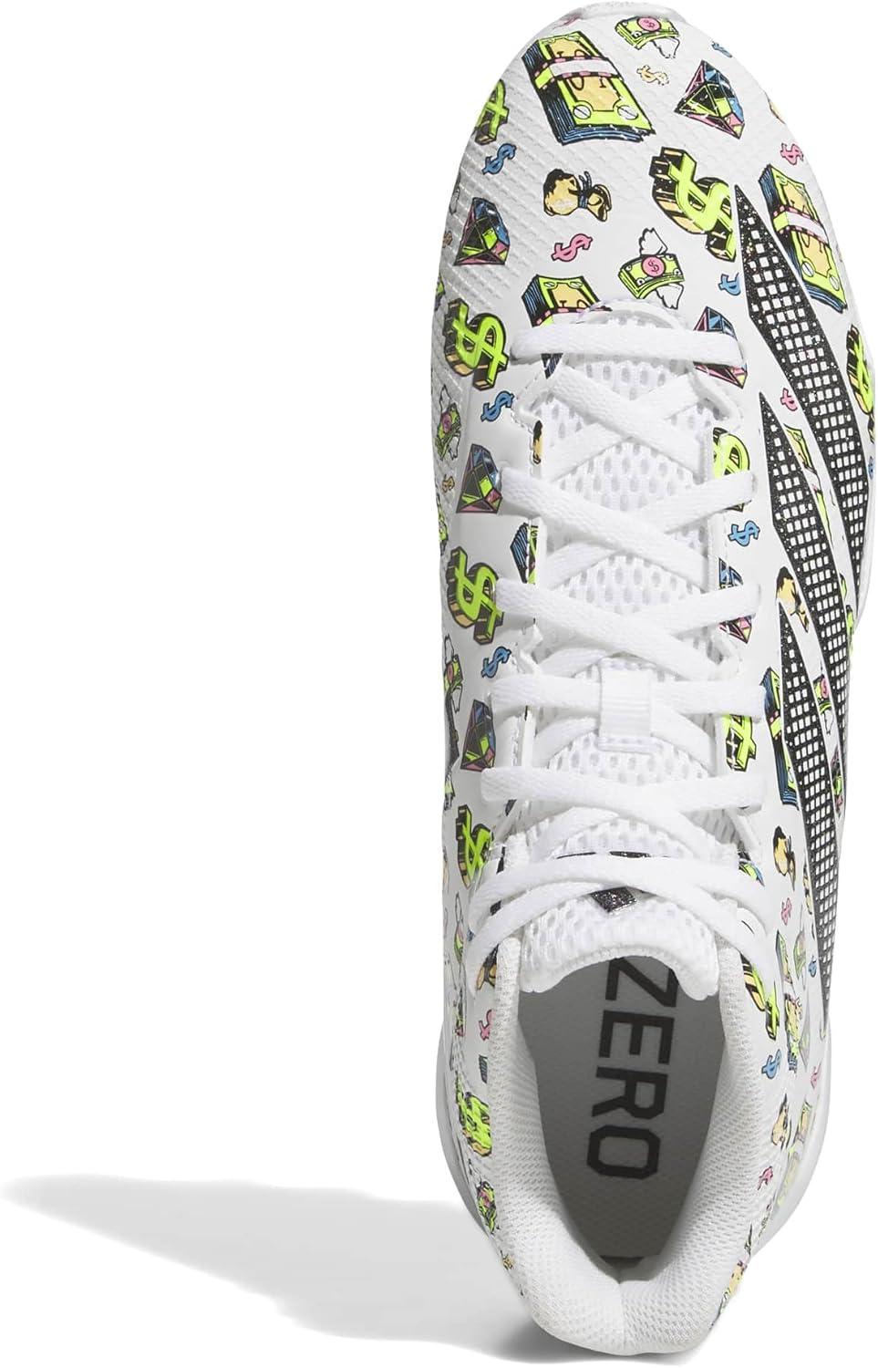 image:imageAdidas Mens Adizero Impact2 Molded American FootballWhiteBlackWhite