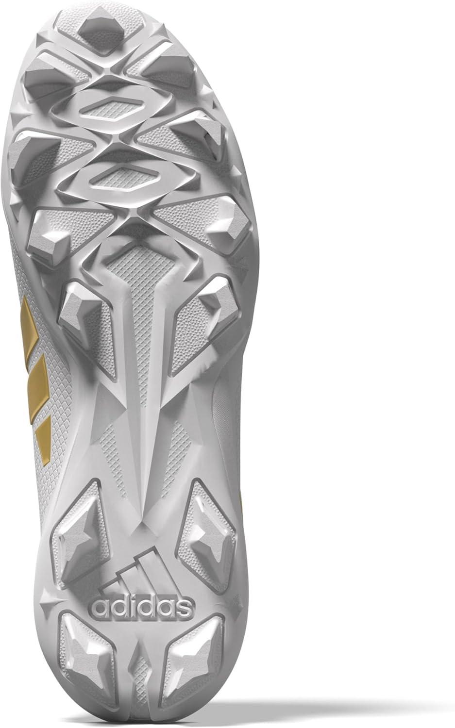 image:imageAdidas Mens Adizero Impact2 Molded American FootballWhiteGold MetallicWhite2024