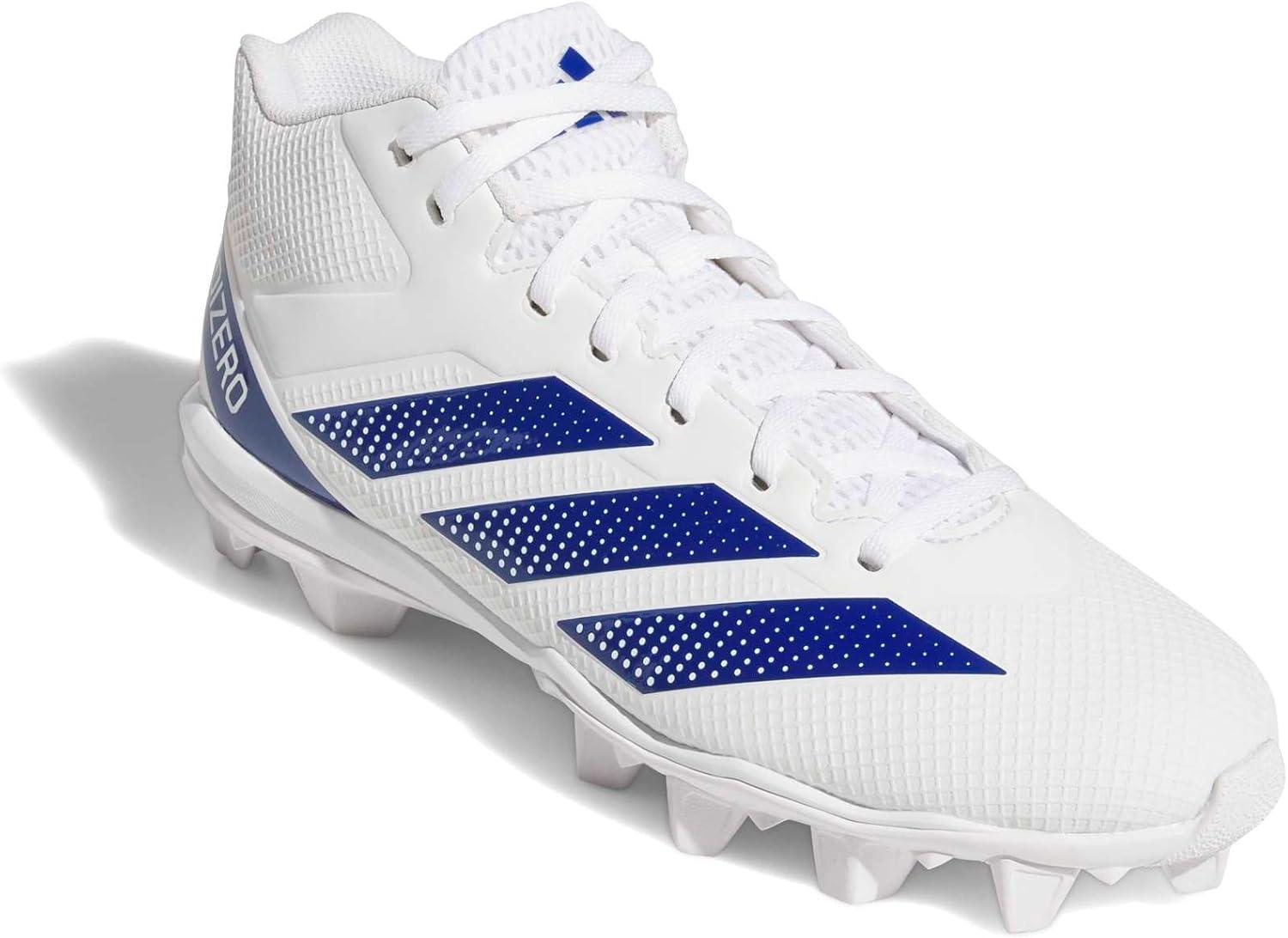 image:imageAdidas Mens Adizero Impact2 Molded American FootballWhiteTeam Royal Blue
