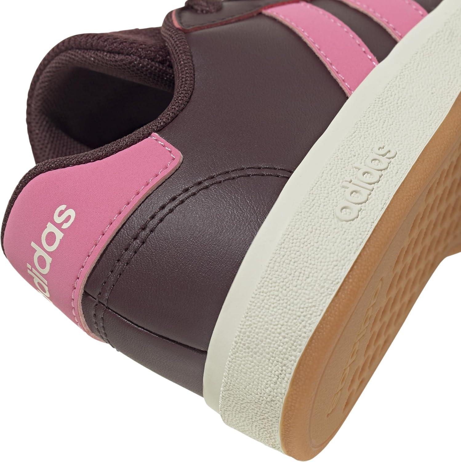 image:imageAdidas UnisexChild Grand Court 20 Elastic Lace ampamp StrapAurora RubyBliss PinkOff White