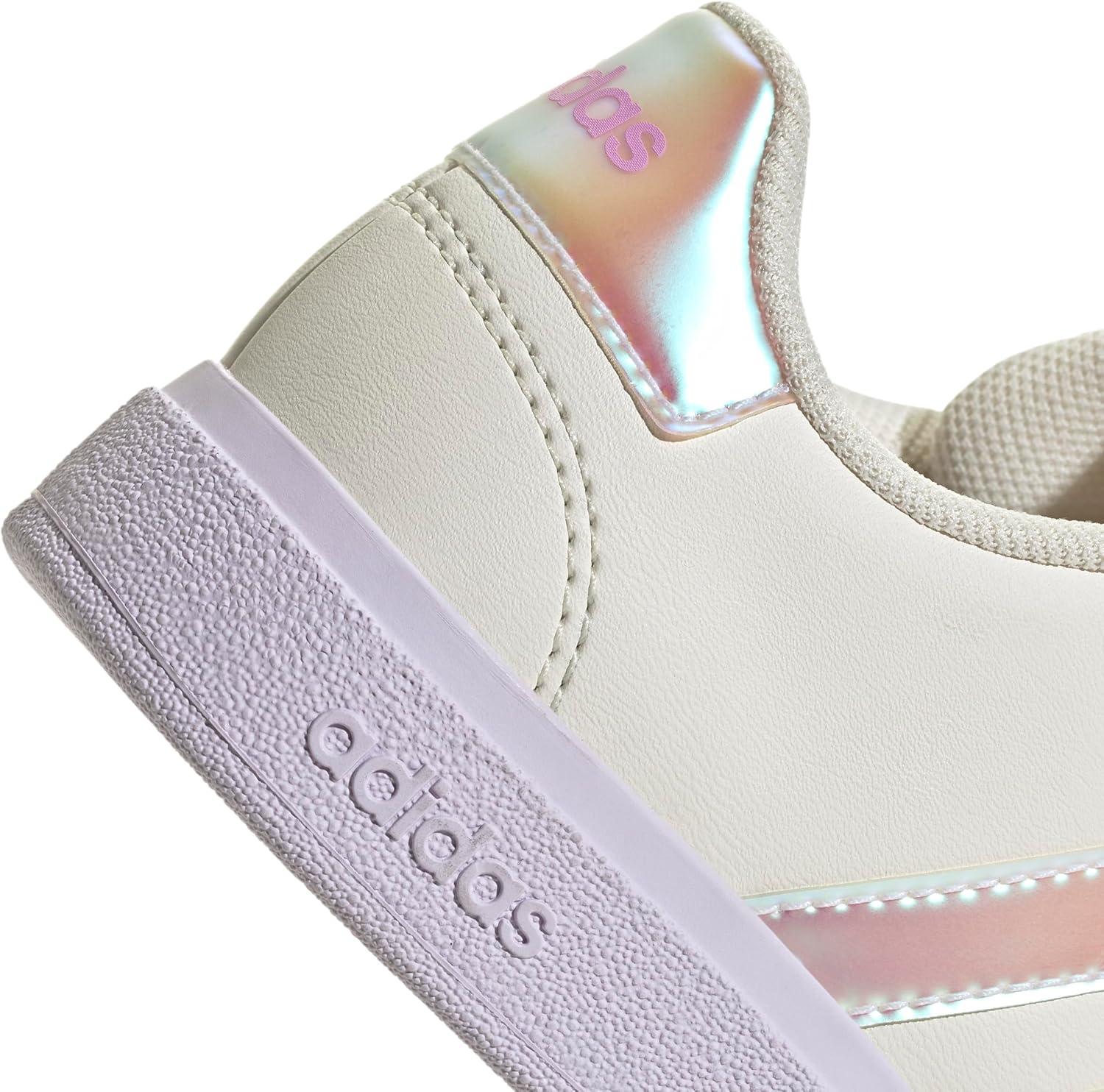 image:imageAdidas UnisexChild Grand Court 20 Elastic Lace ampamp StrapChalk WhiteChalk WhiteBliss Lilac