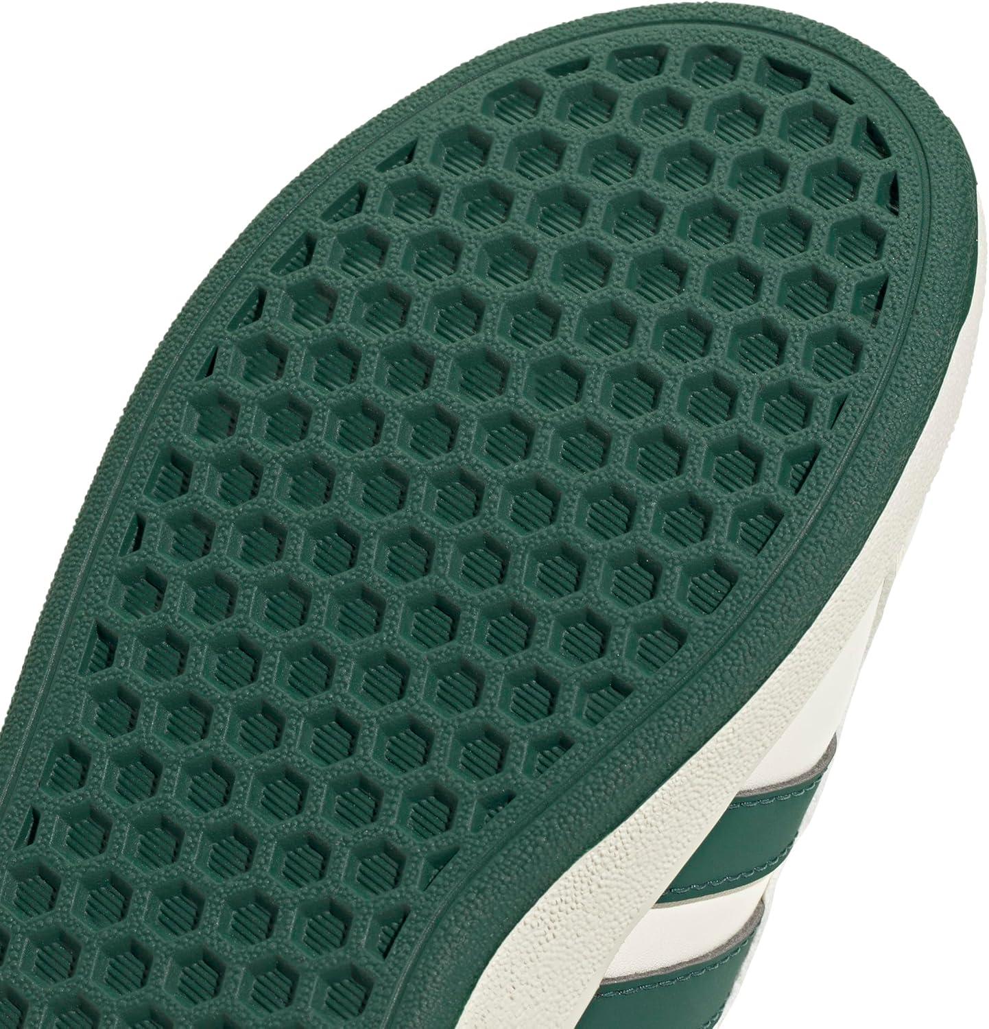 image:imageAdidas UnisexChild Grand Court 20 Elastic Lace ampamp StrapOff WhiteCollegiate GreenBlack