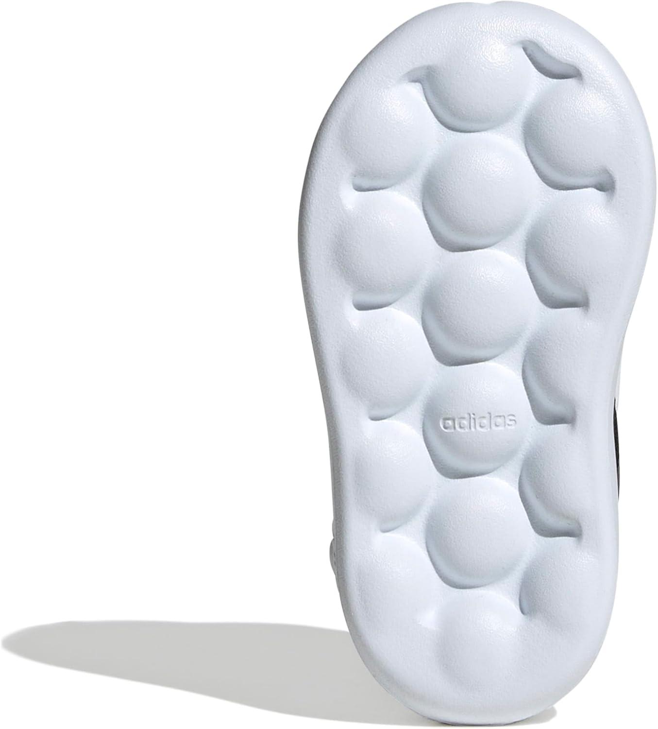 image:imageAdidas UnisexChild Grand Court 20 Elastic Lace ampamp StrapWhiteBlackWhite