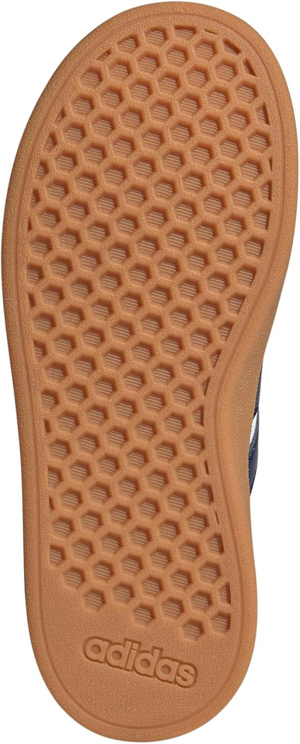 image:imageAdidas UnisexChild Grand Court 20 Elastic Lace ampamp StrapWhiteDark BlueGum