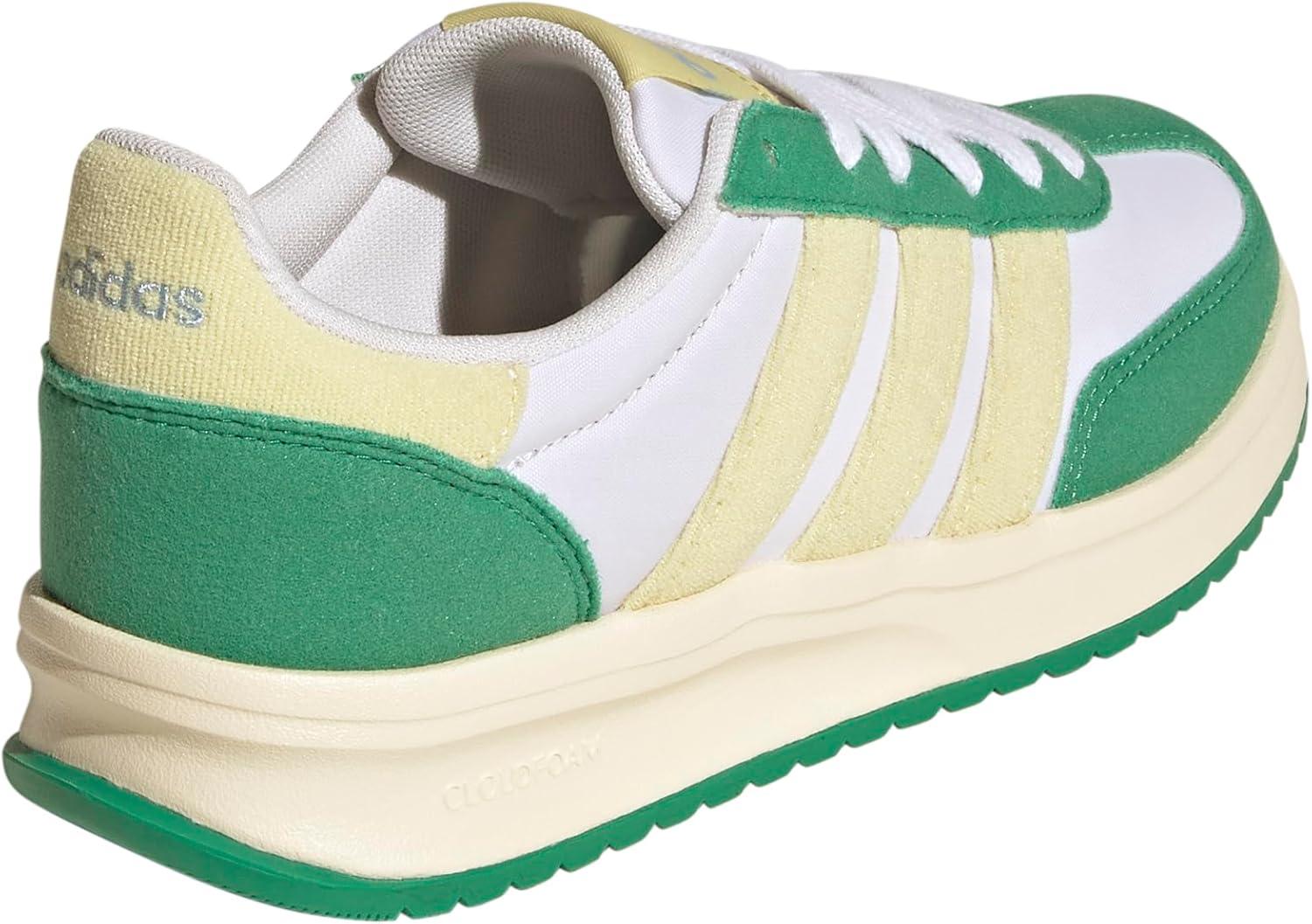 image:imageAdidas UnisexChild Run 70s 20WhitePowder YellowSemi Court Green