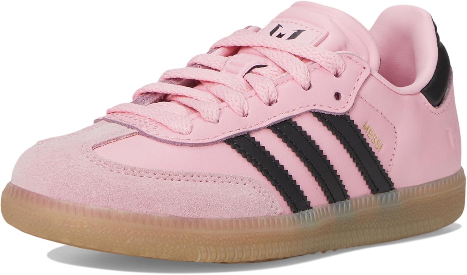 image:imageAdidas UnisexChild Samba Messi JLight PinkBlackGum