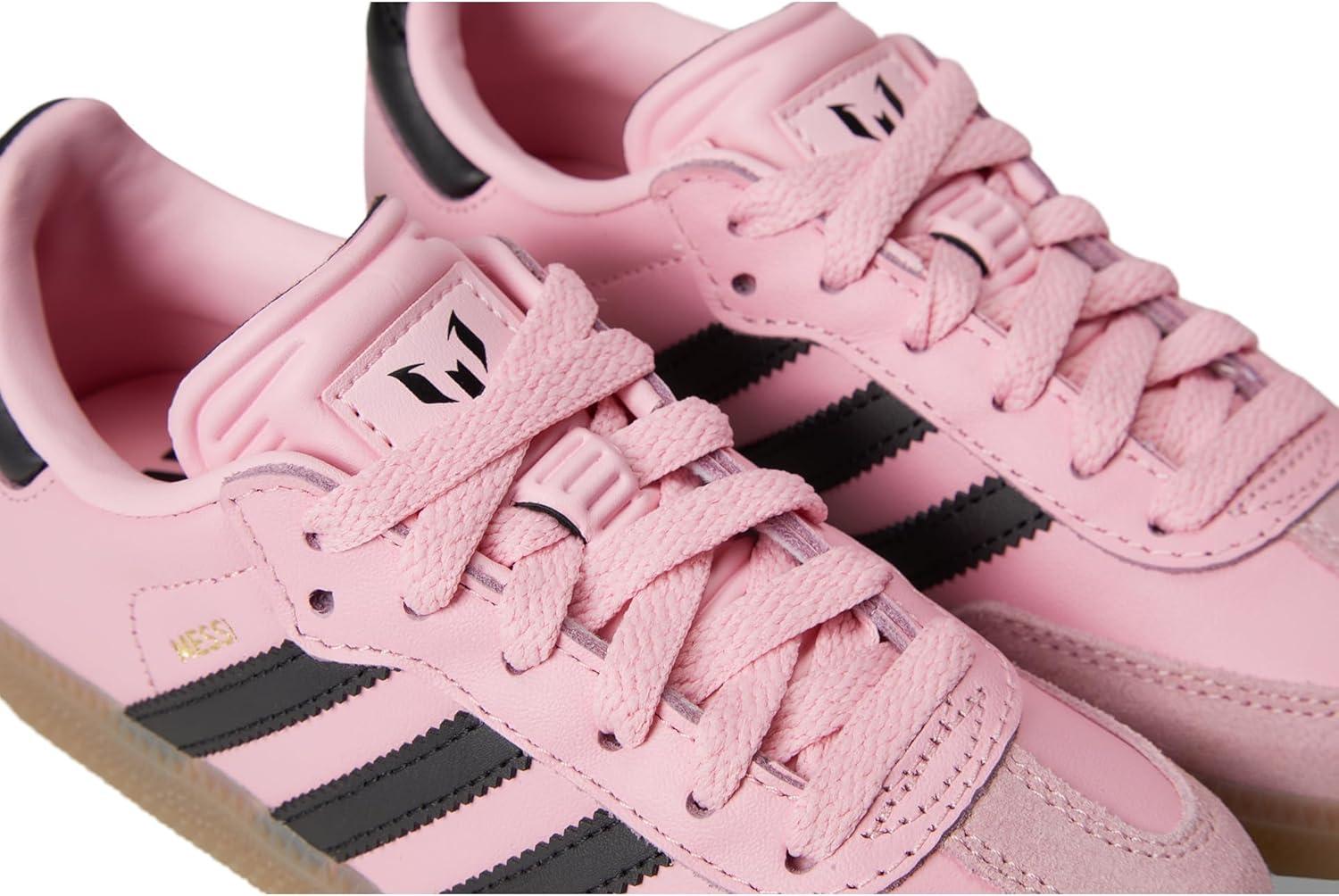 image:imageAdidas UnisexChild Samba Messi JLight PinkBlackGum
