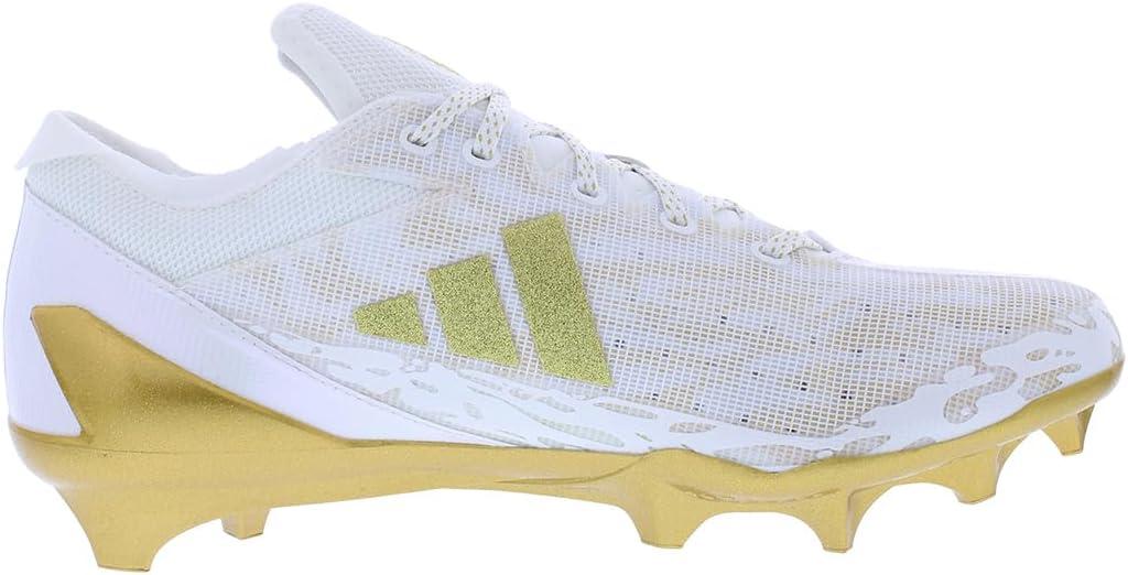 image:imageadidas Mens Adizero Electric Football SneakersCloud WhiteGold MetallicCloud White